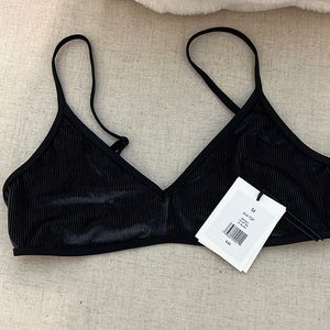 Velvet bikini top / bralette
